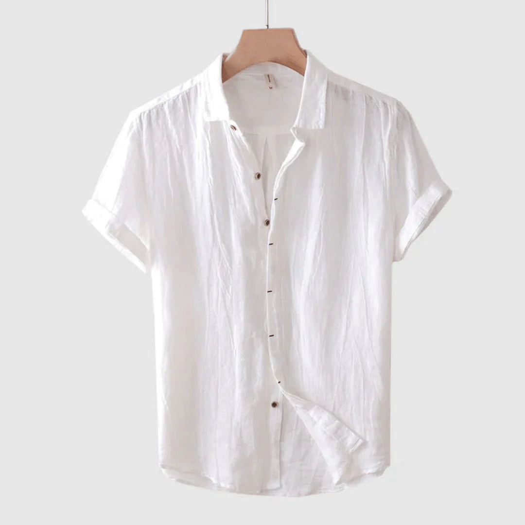 Vantini™ | Camicia elegante a maniche corte con bottoni