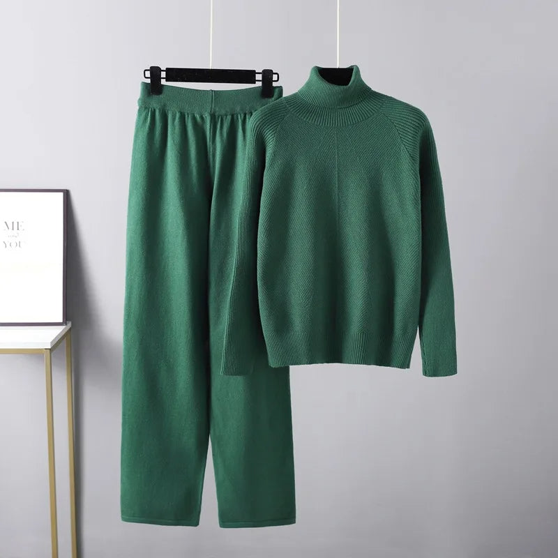 Vantini™ | Completo due pezzi Lounge in maglia a treccia