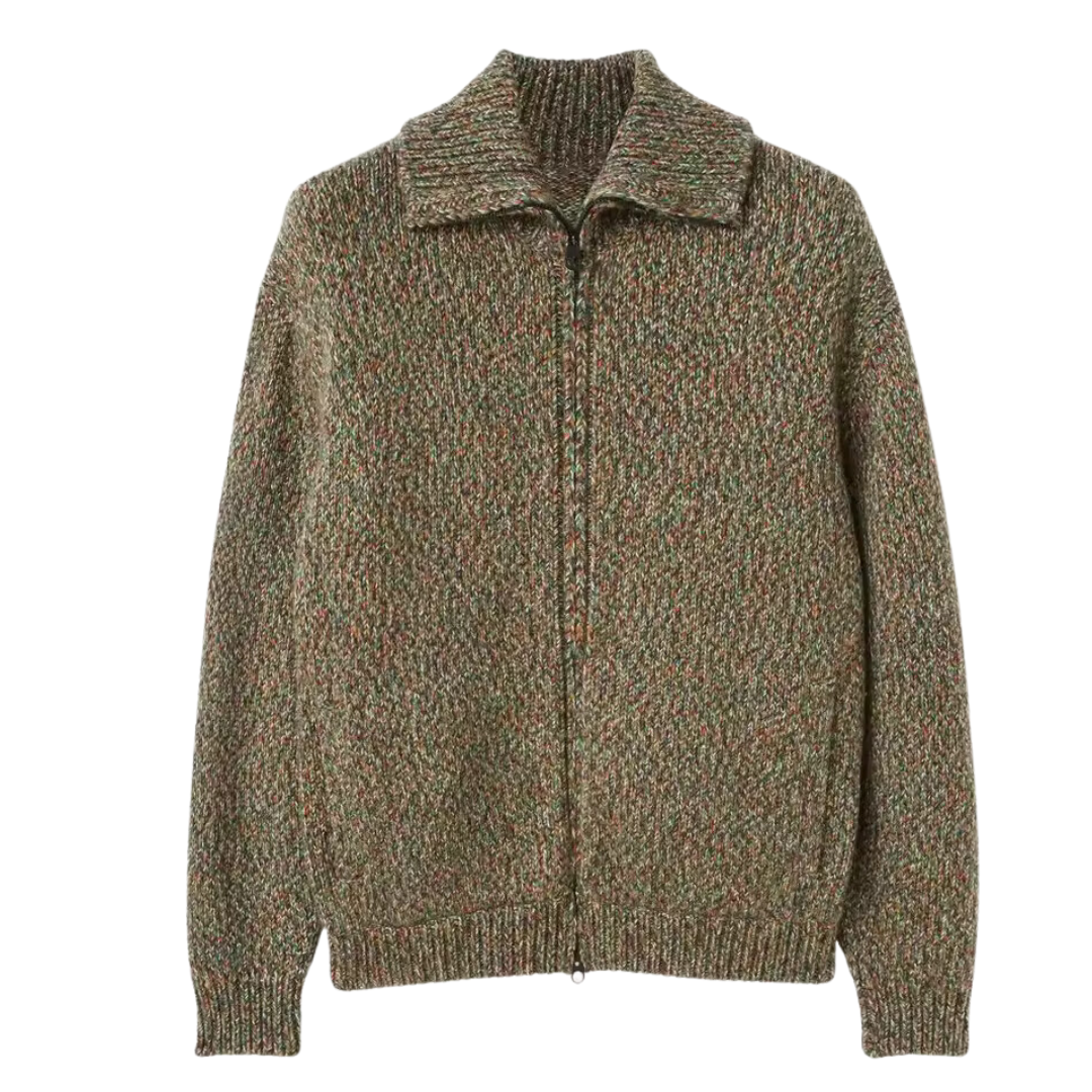 Vantini™ | Bomber con zip in lana d’alpaca